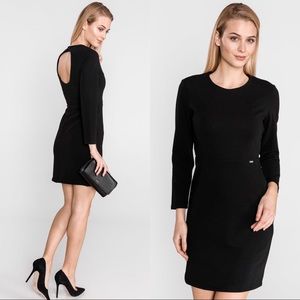 ARMANI EXCHANGE Long Black Sleeve Dress XS